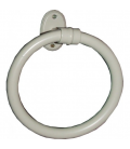 ACCESORIO TOALLERO ARO PEQUEÑO 16 CM LATÓN BLANCO