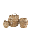 SET DE 3 CESTAS BAMBU NATURAL