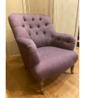 SILLÓN CAPITONÉ MORADO